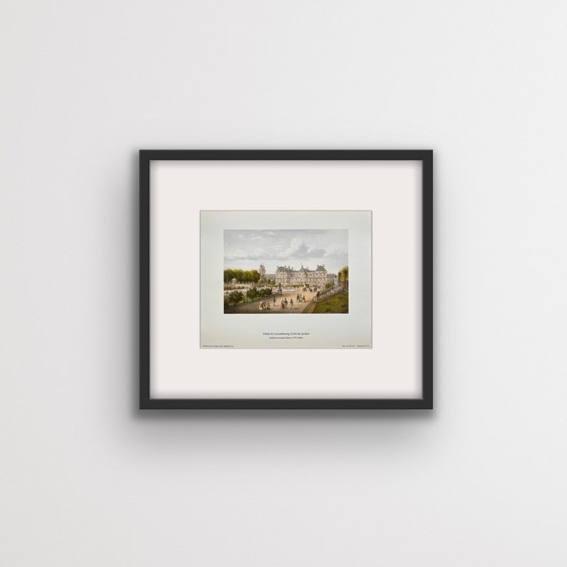 "Palais du Luxembourg" Art Print, Isadore-Laurent Deroy