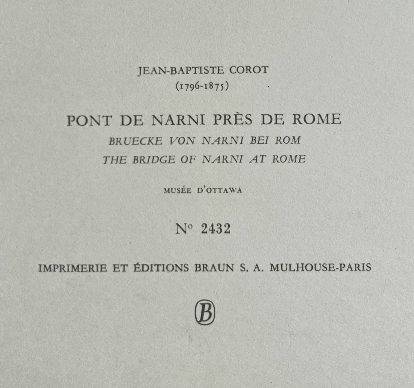 "Pont De Narni Pres De Rome" Art Prints, Jean-Baptist’s Corey