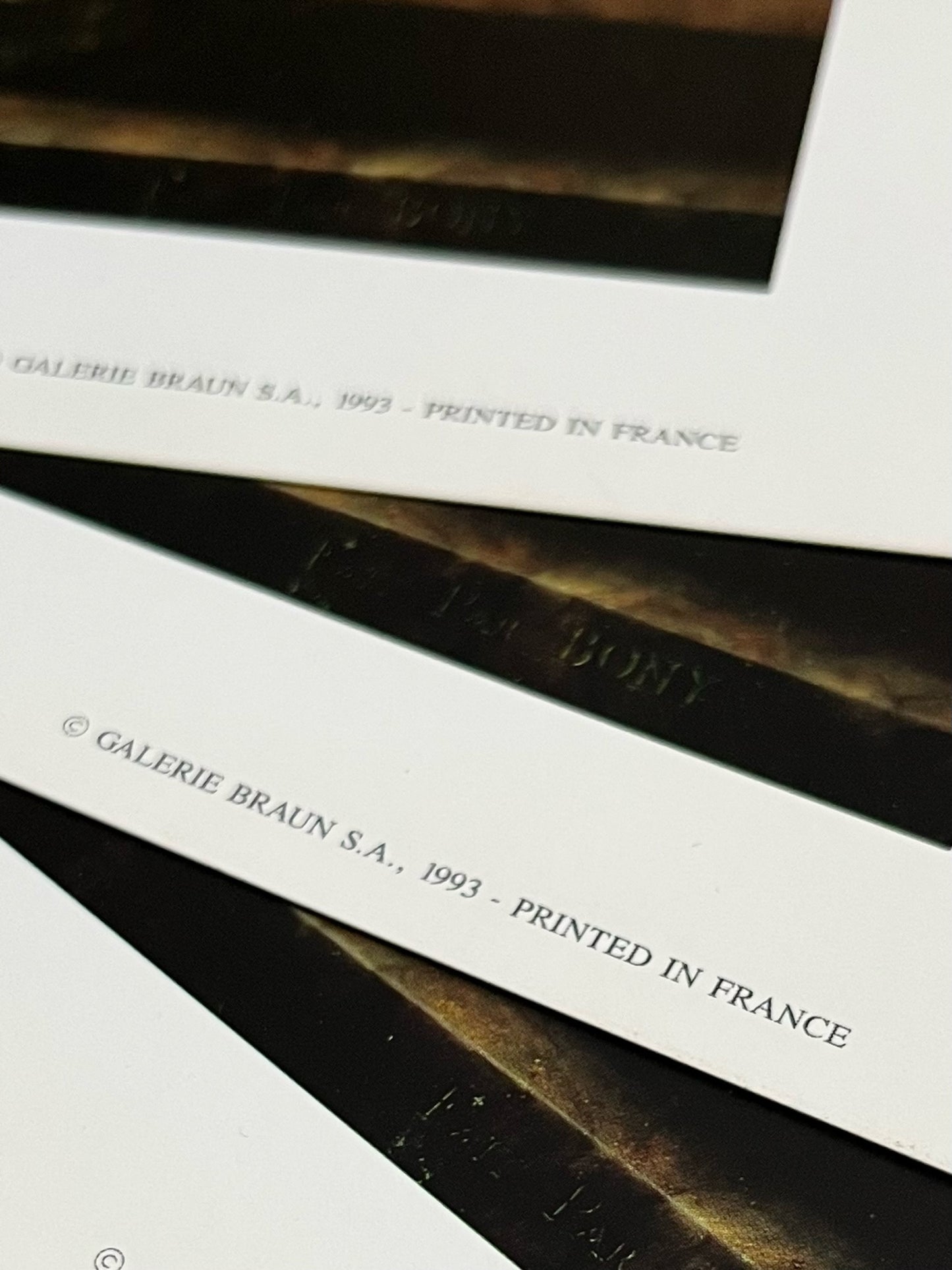 "Vase De Fleurs" Vintage Art Prints, Jean Francois Bony