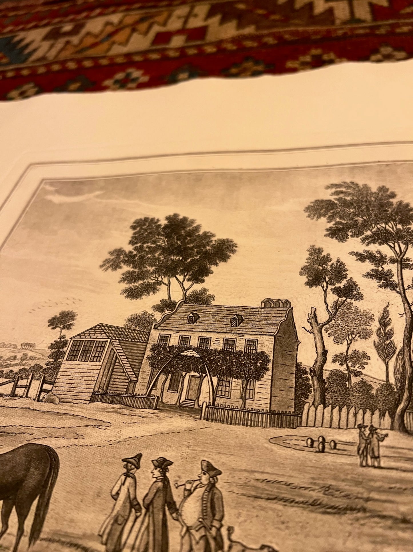 Engraving: "South East View of Copenhagen House"