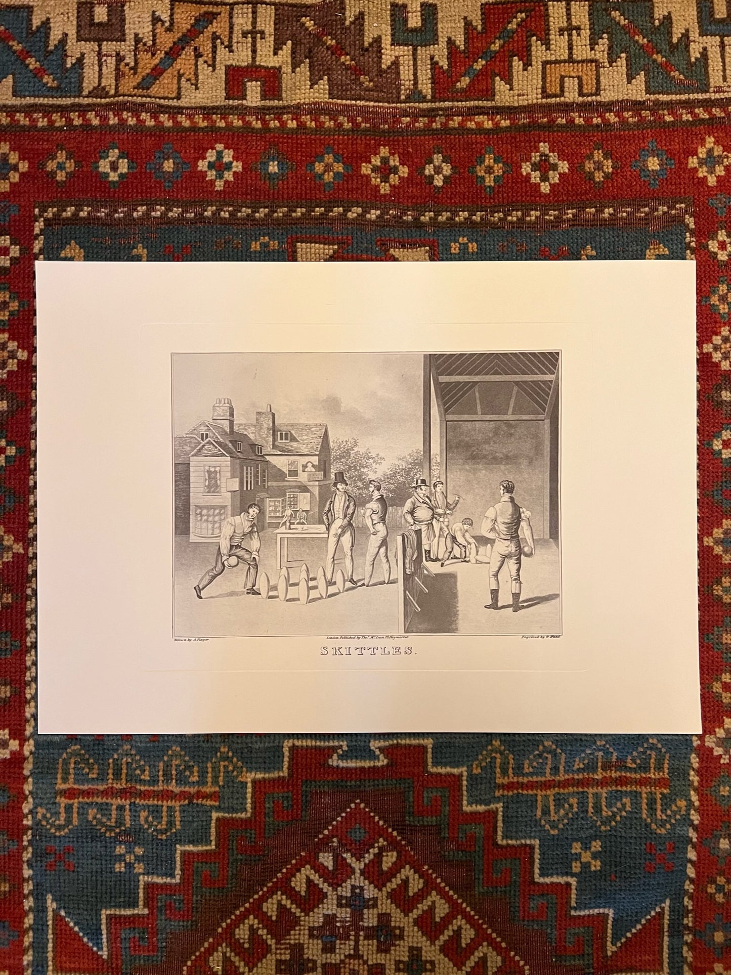 Engraving: "Skittles" Drawn by A. Player, Engraved by G. Hunt