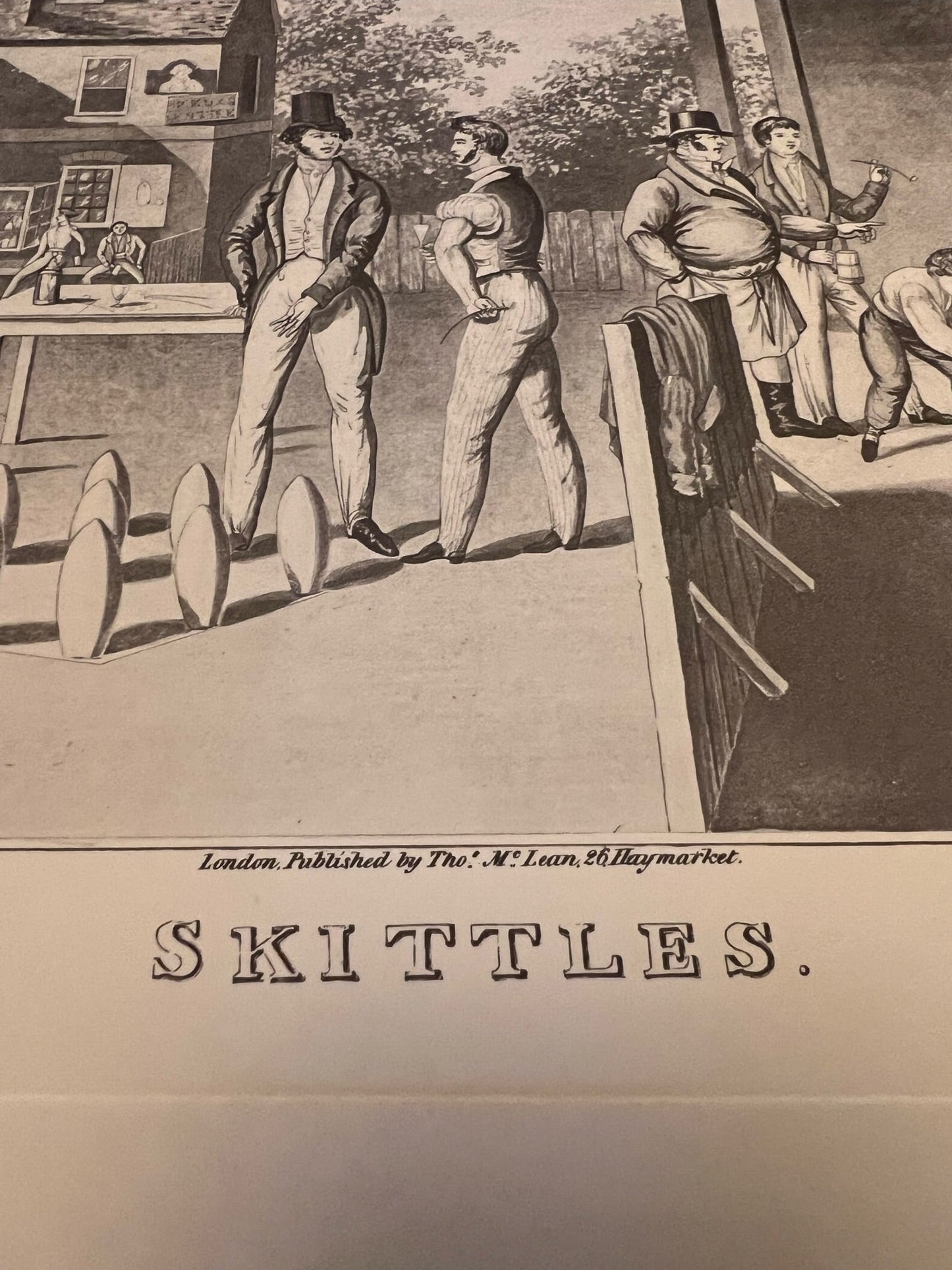 Engraving: "Skittles" Drawn by A. Player, Engraved by G. Hunt