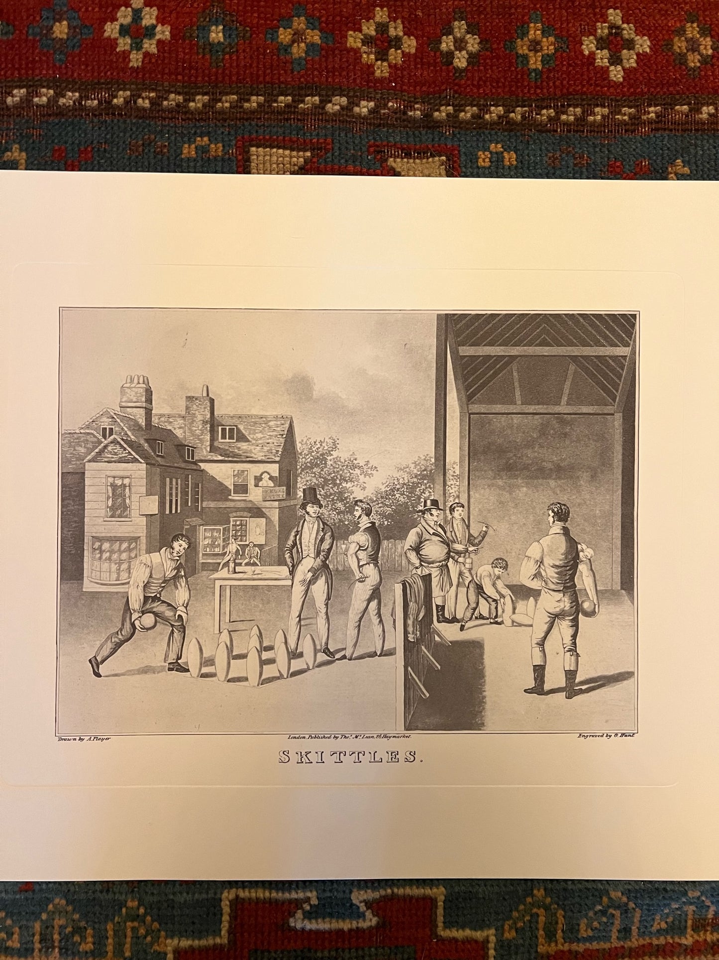 Engraving: "Skittles" Drawn by A. Player, Engraved by G. Hunt