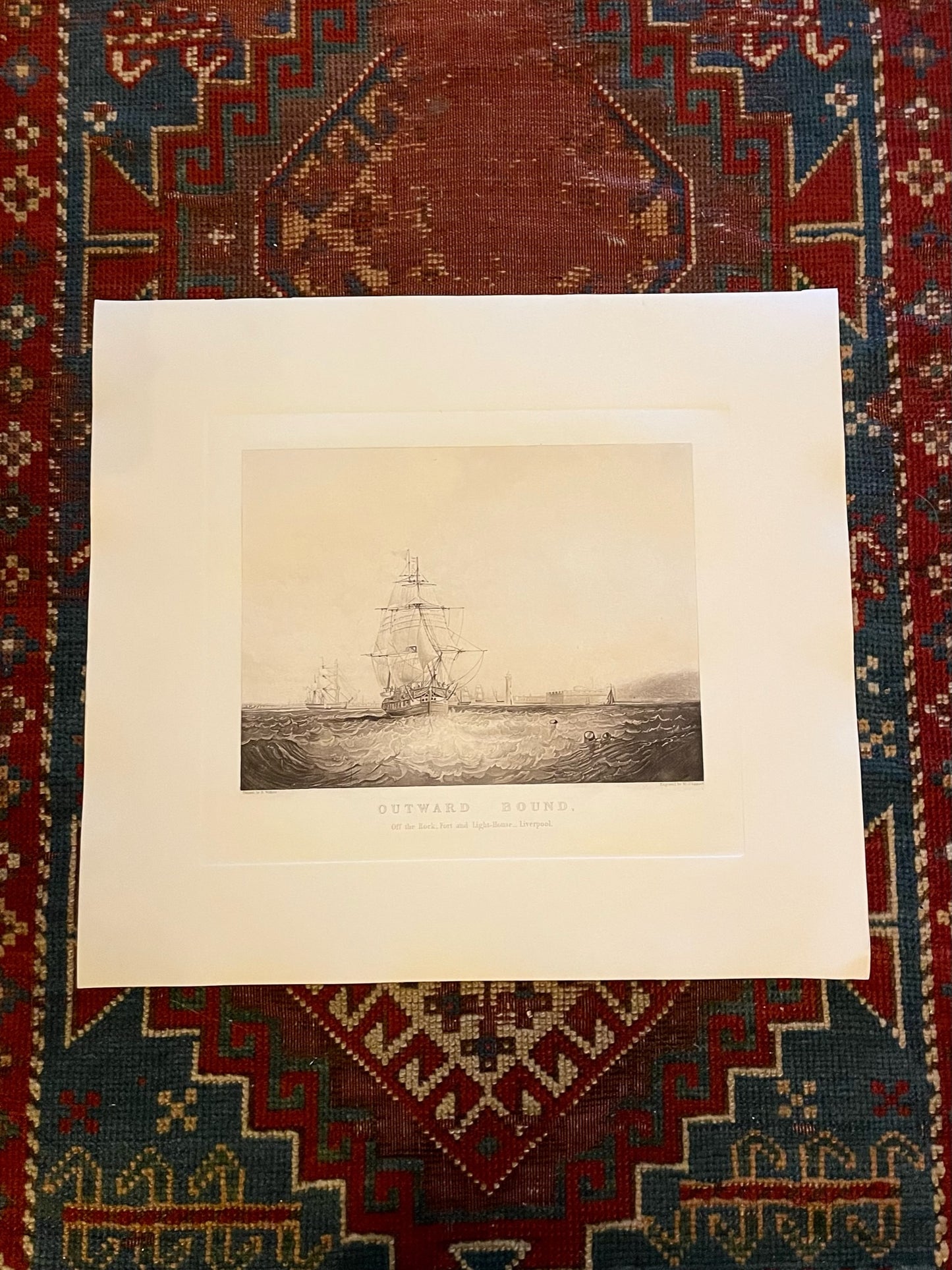 Engraving: "Outward Bound" by Samuel H. Walters