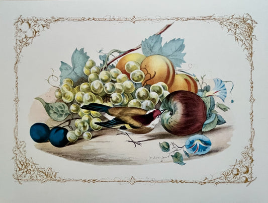 "Gathering from the Orchard" Art Print