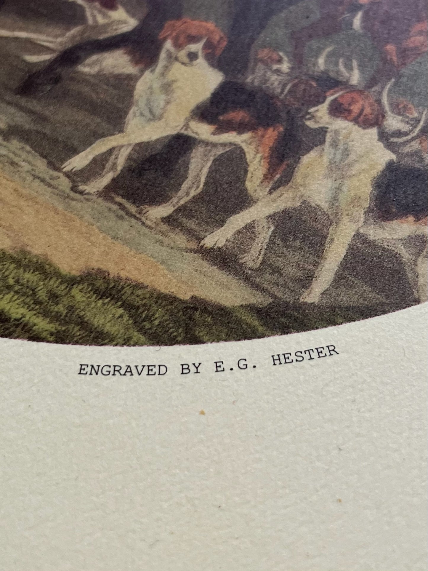 "Here Come the Hounds" Art Print
