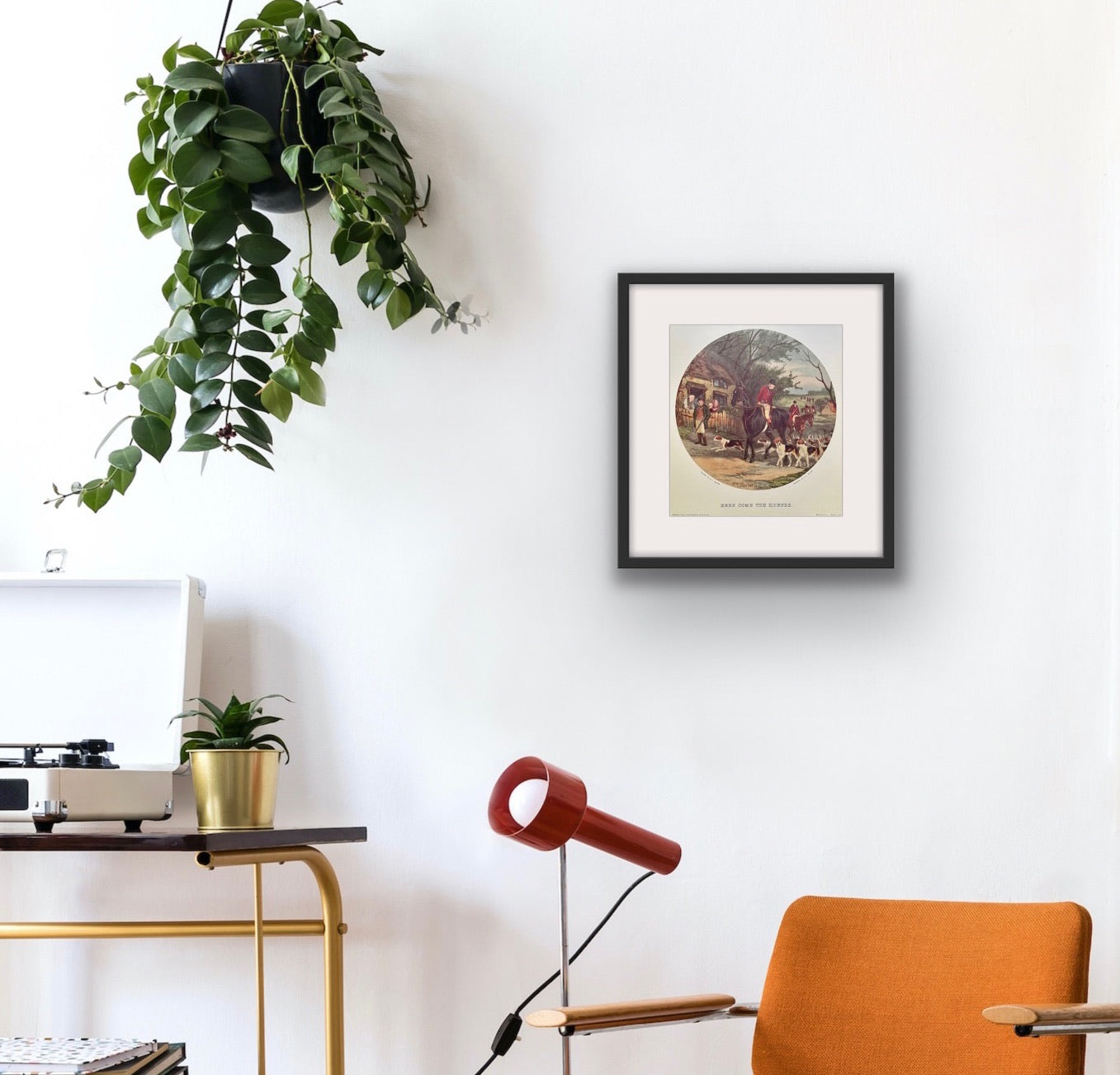 "Here Come the Hounds" Art Print