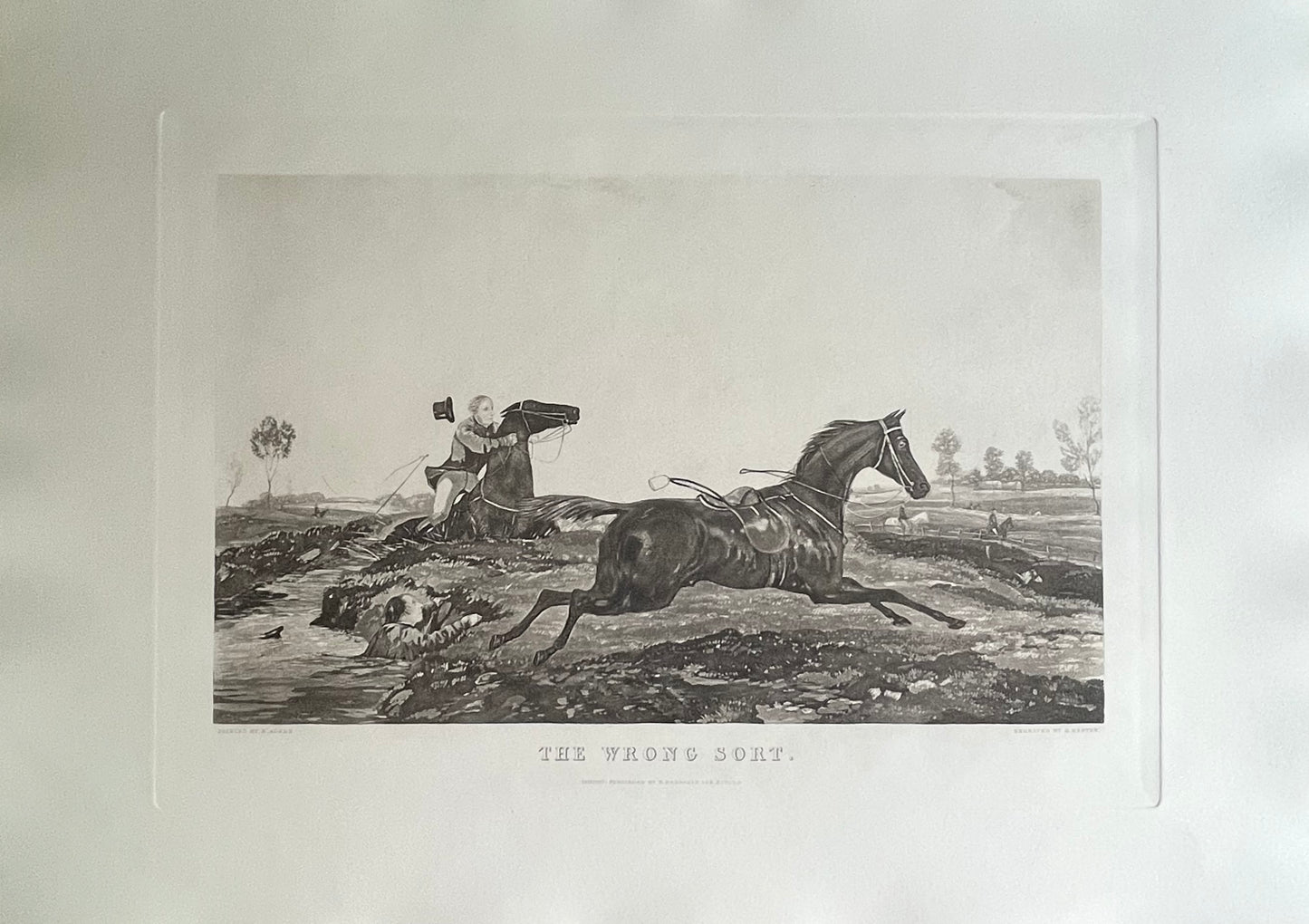 The Wrong Sort, Antique Engraving, by Henry Thomas Alken