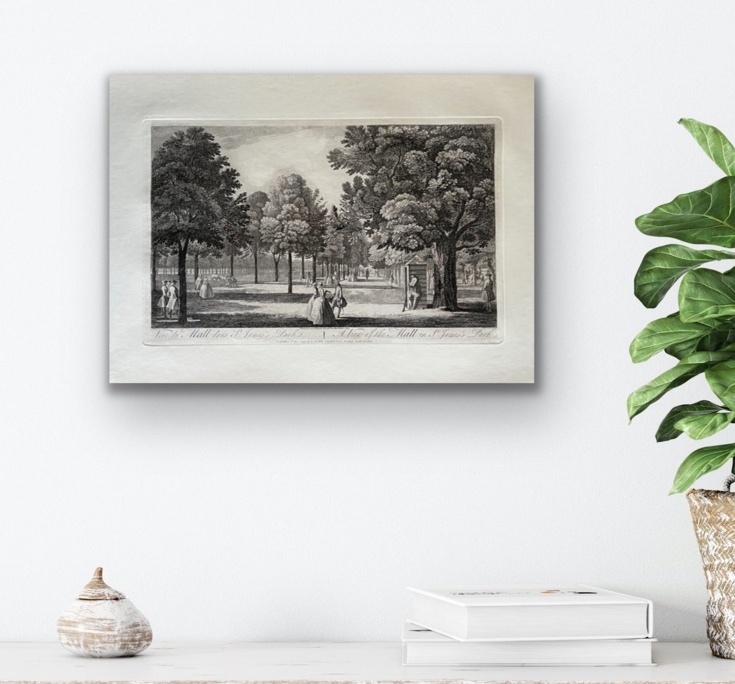 "A View of St. James Park" Engraving