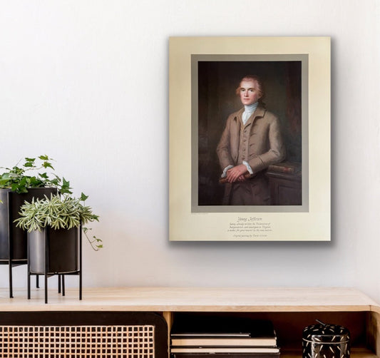 "Young Jefferson" Art Print by David Silvette
