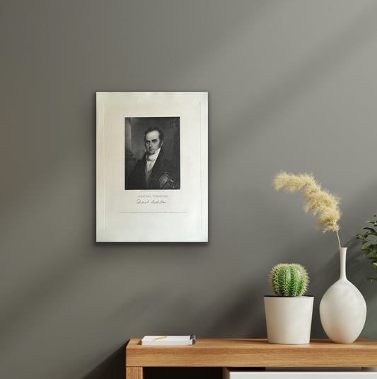 Daniel Webster, Engraving Art Print, James Barton Longacre