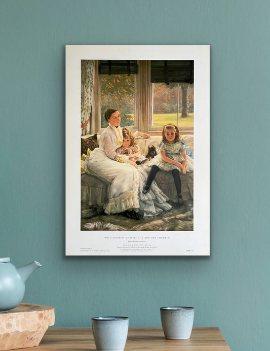Portrait of Catherine Smith Gill and Two of Her Children, James Tissot
