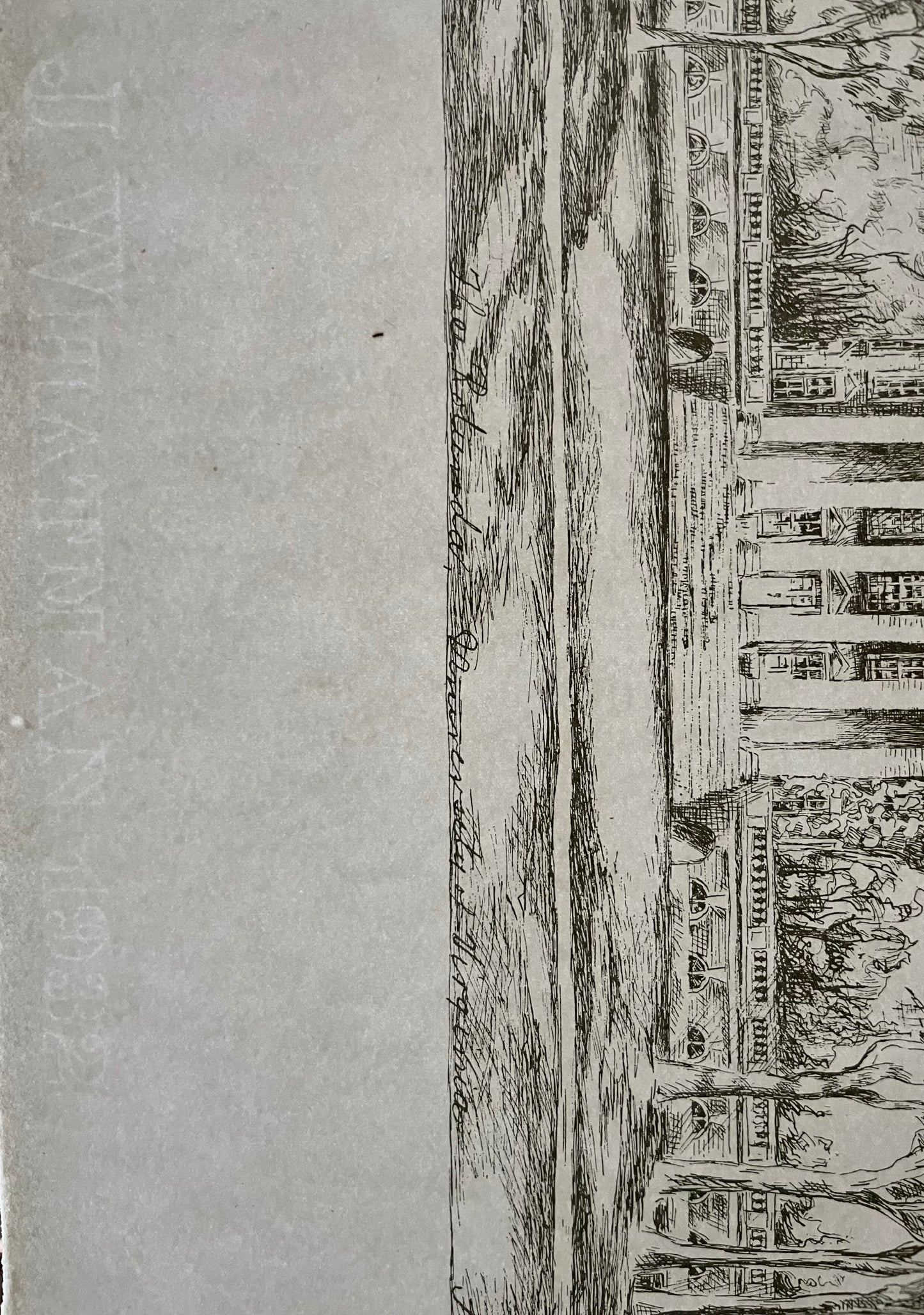The Rotunda on Rare 1932 J. Whatman Paper
