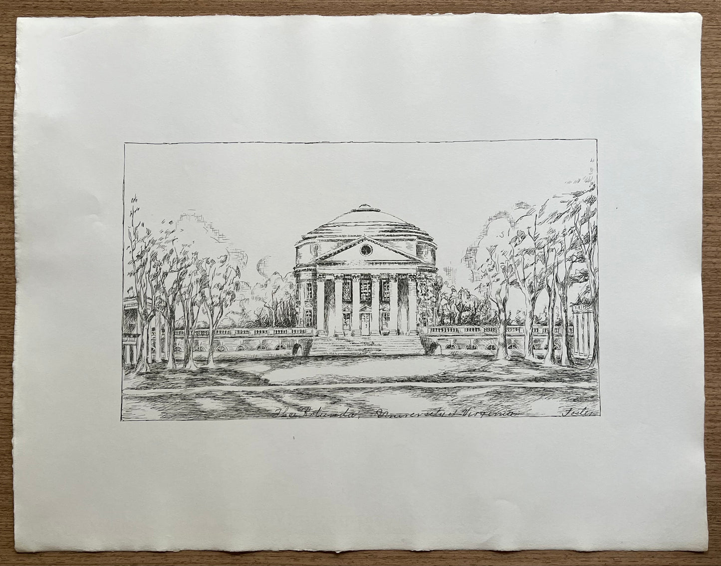 The Rotunda on Rare 1932 J. Whatman Paper