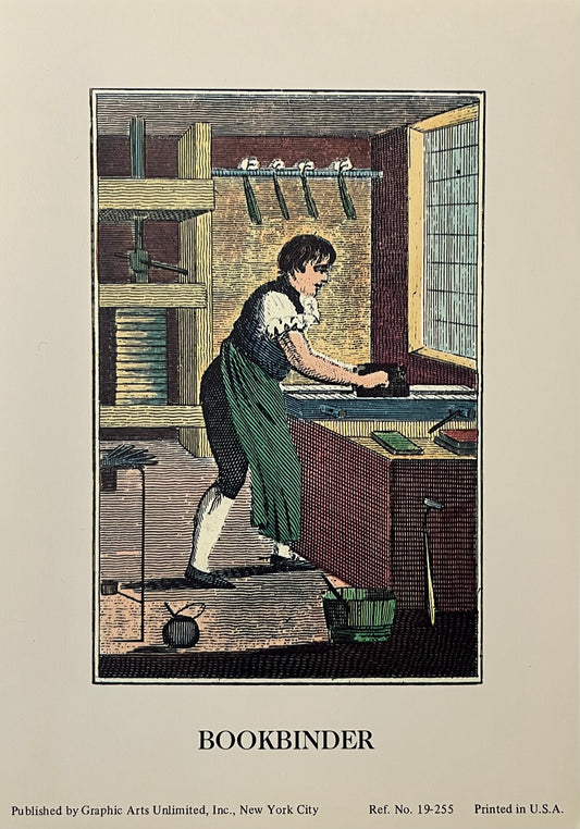 "Bookbinder" Art Print