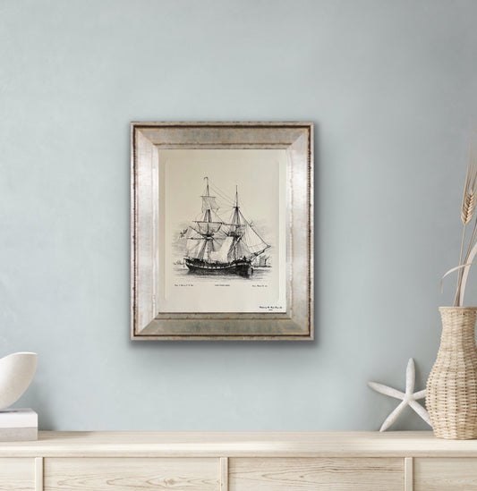 Long Voyage Ahead Etching, E.W. Cooke