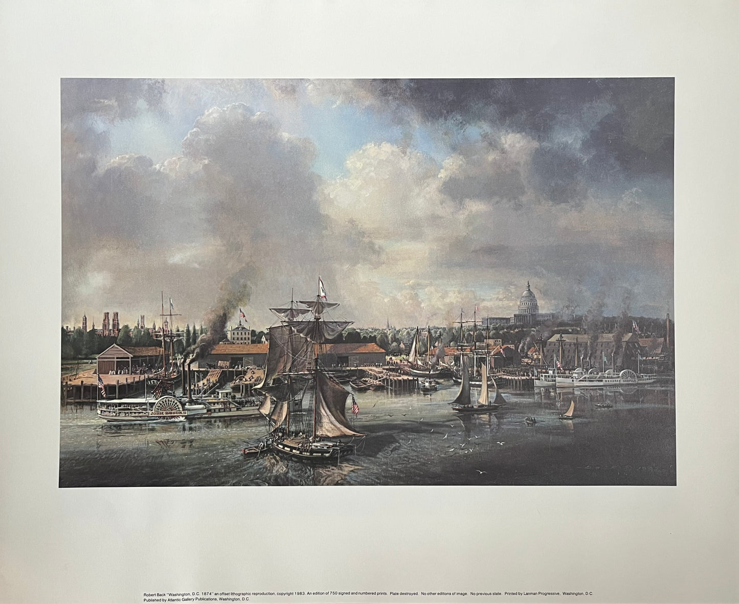 Washington, D.C. 1874, Lithograph