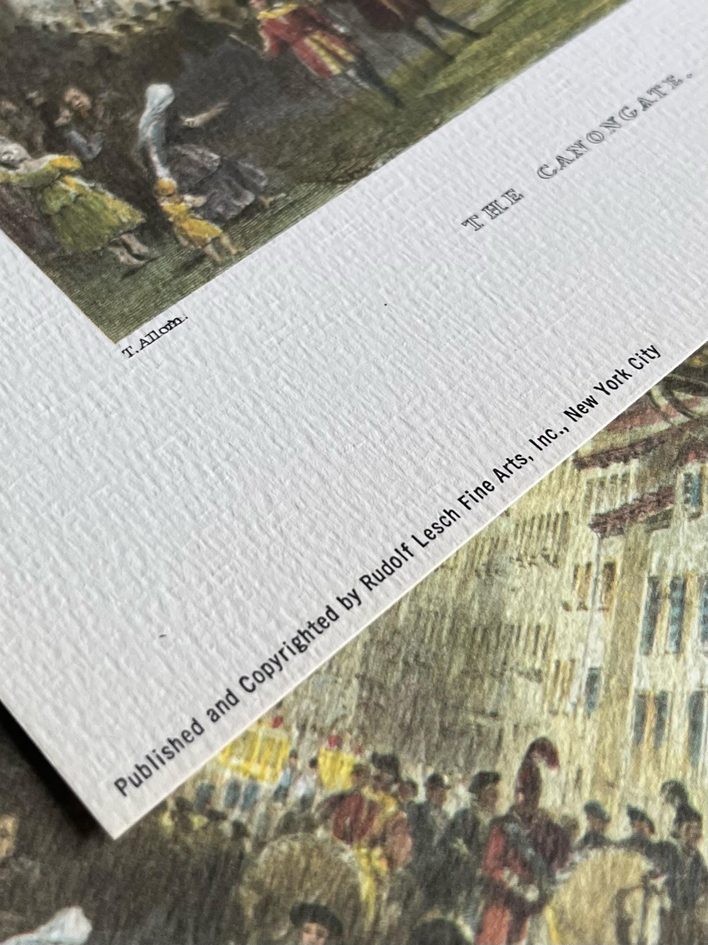 "The Canongate" Art Print