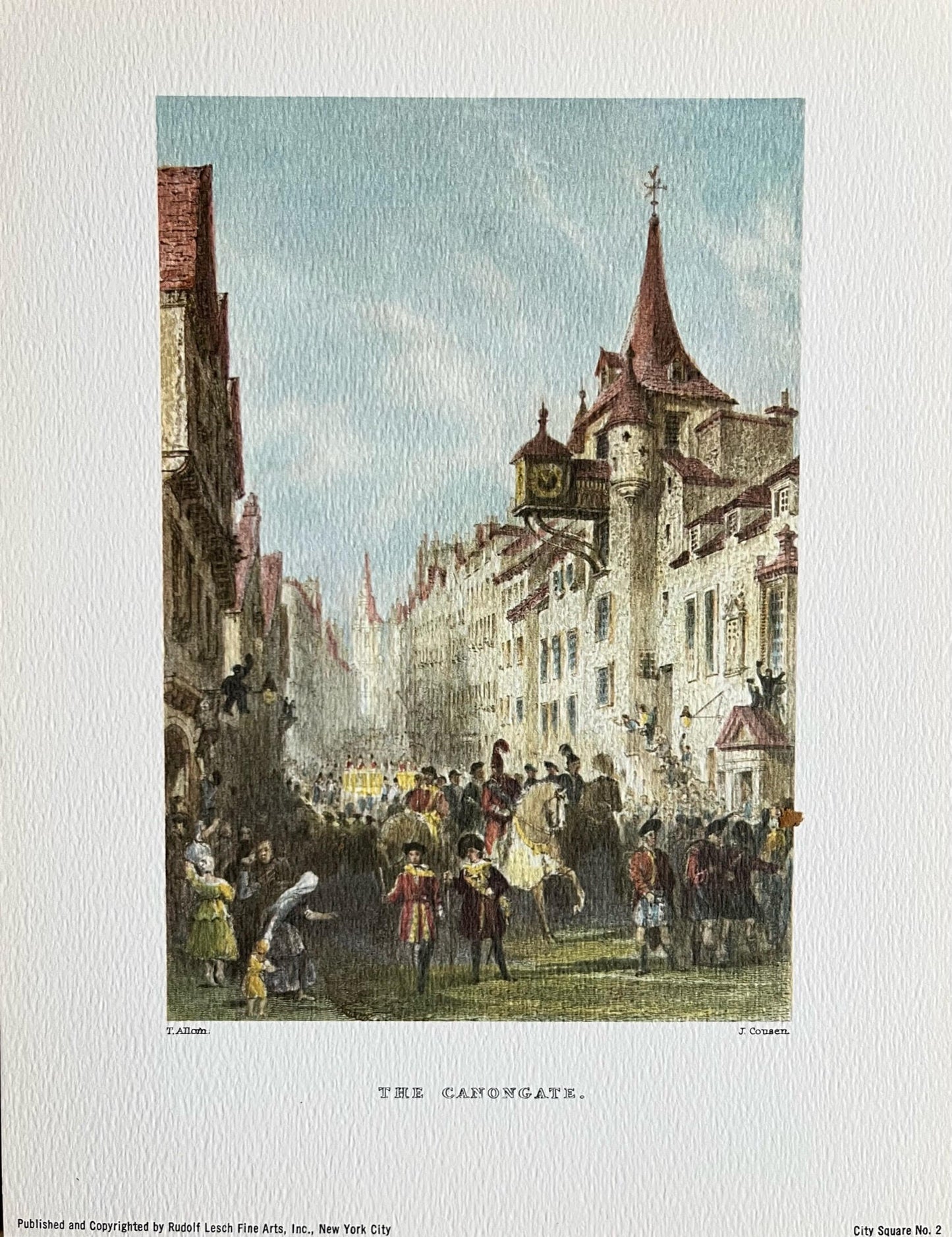 "The Canongate" Art Print