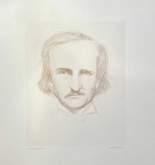 Edgar Allen Poe, 1930 print