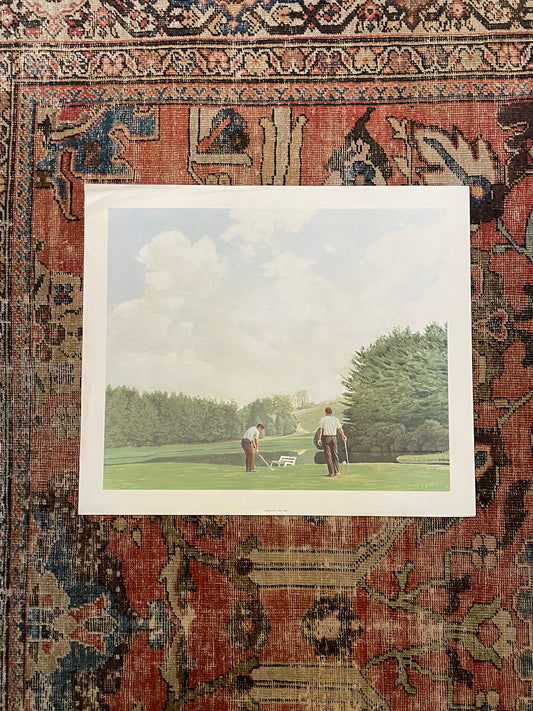 R.E. Renmark - Golf Art print #1
