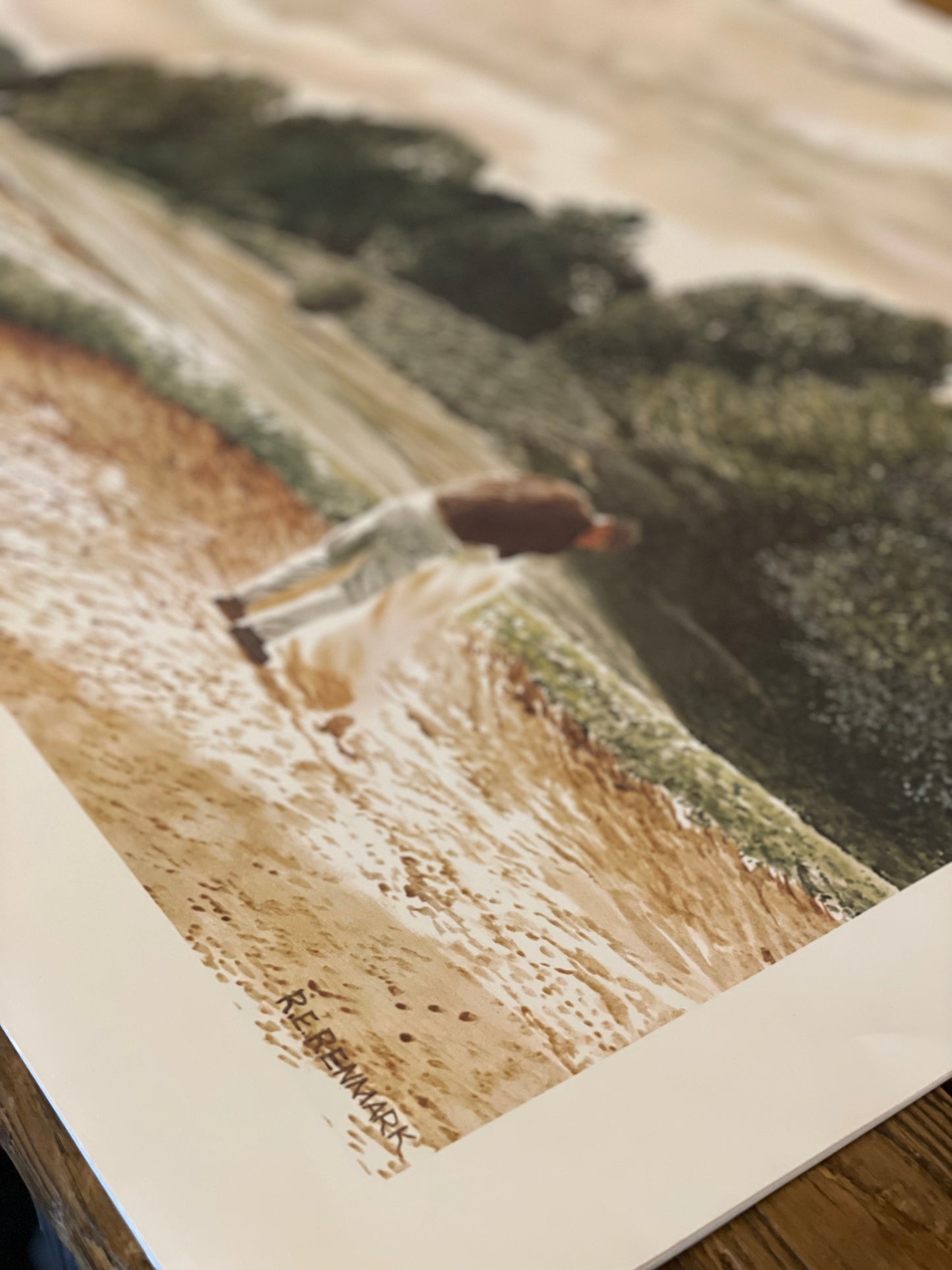 R.E. Renmark - Golf Art print #2