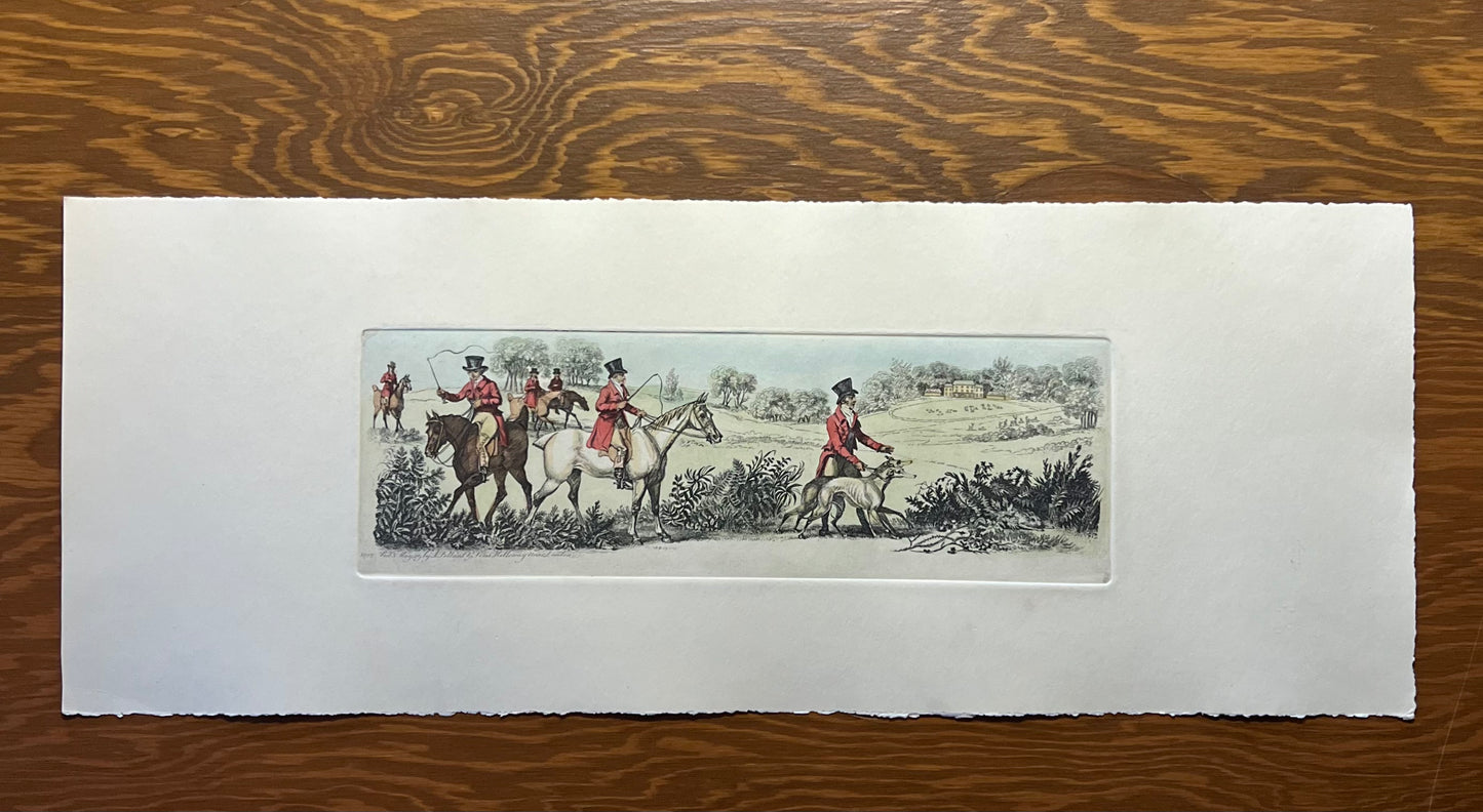 Hunt scene - R. Pollard & Sons