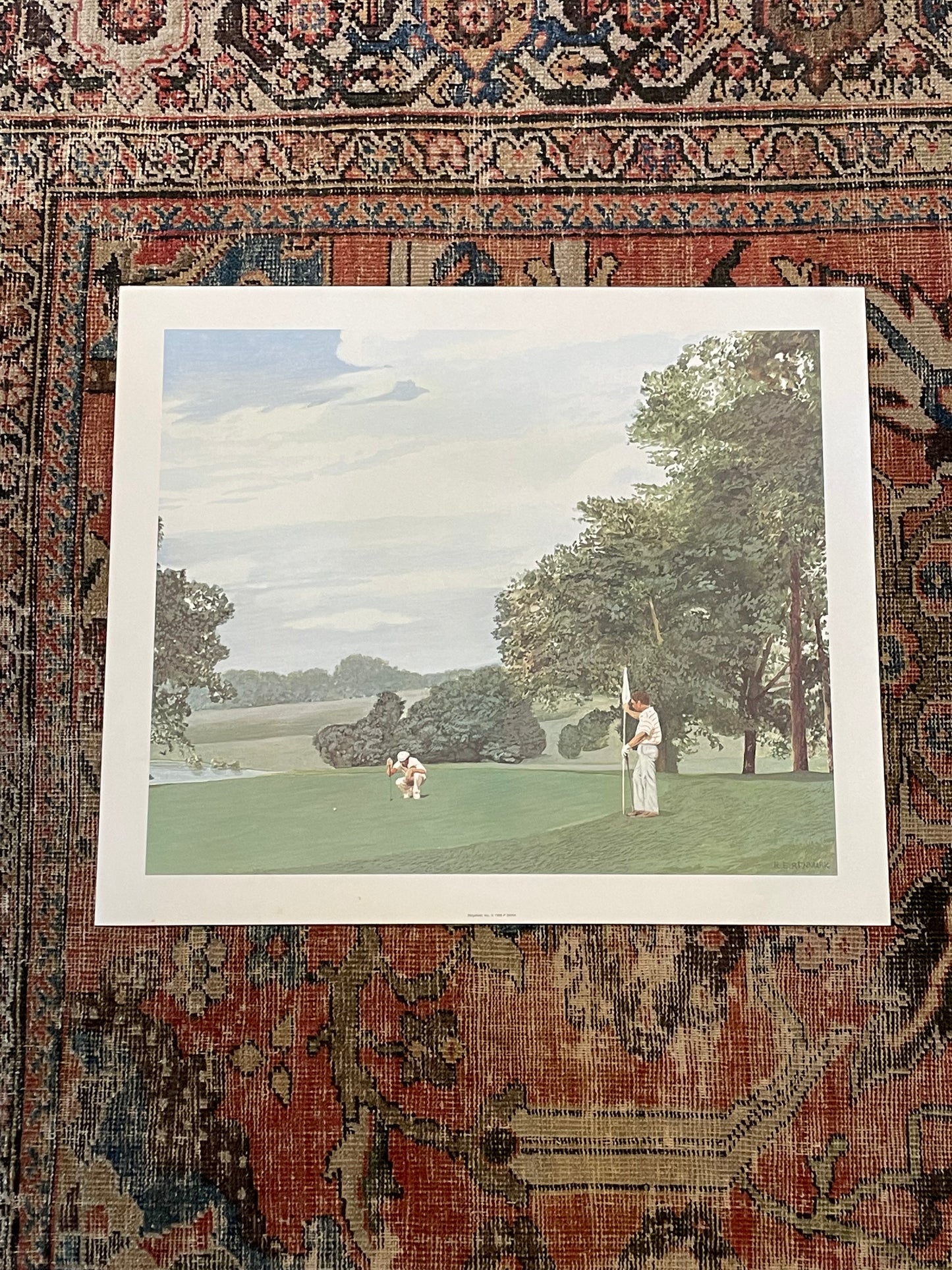 R.E. Renmark - Golf Art print #3
