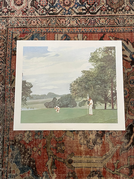 R.E. Renmark - Golf Art print #3