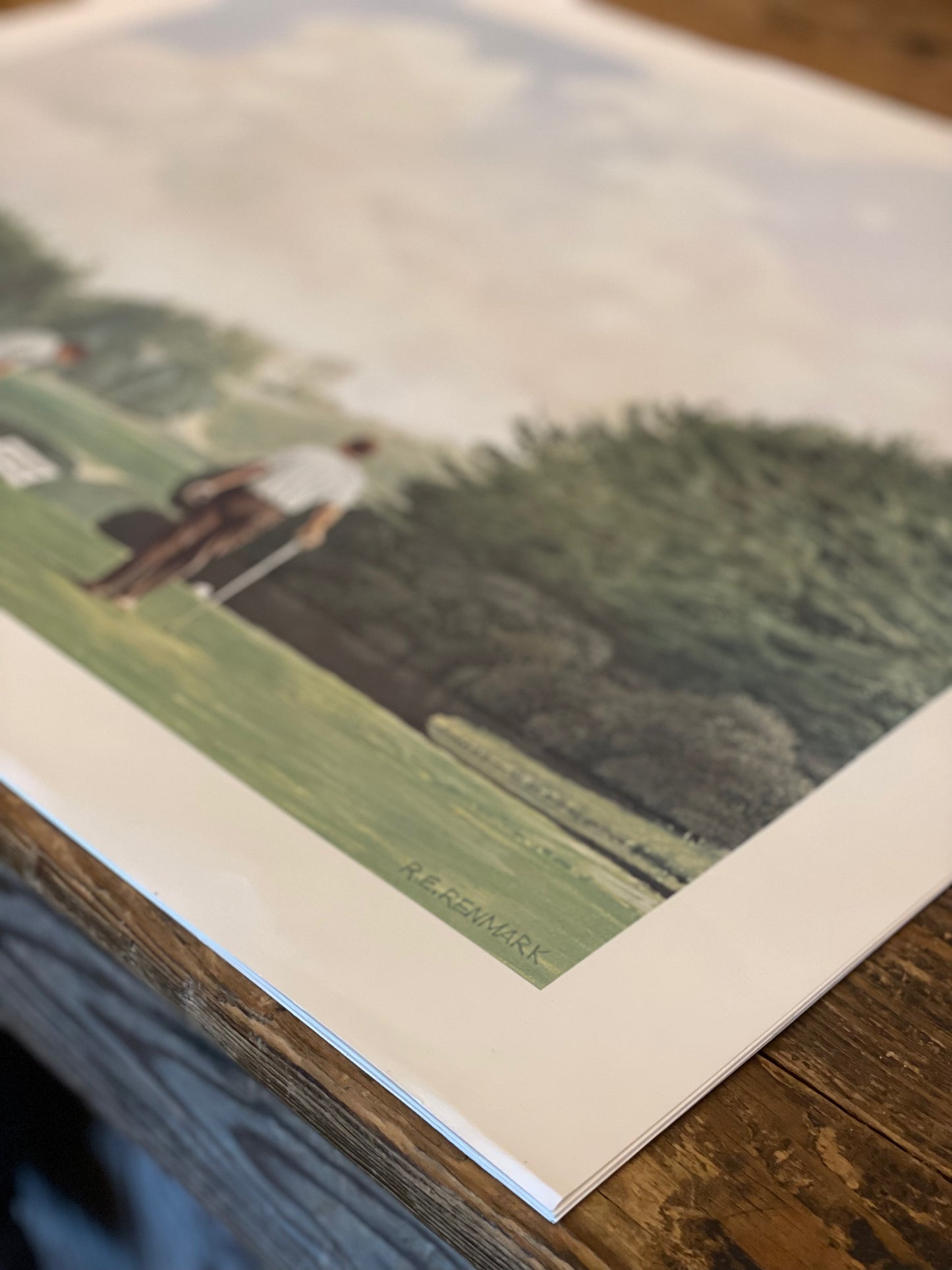 R.E. Renmark - Golf Art print #1