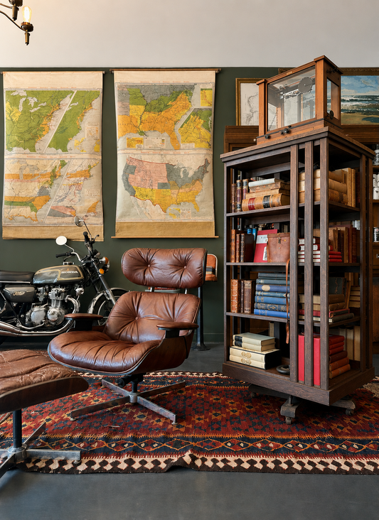 John Danner co. Revolving bookcase