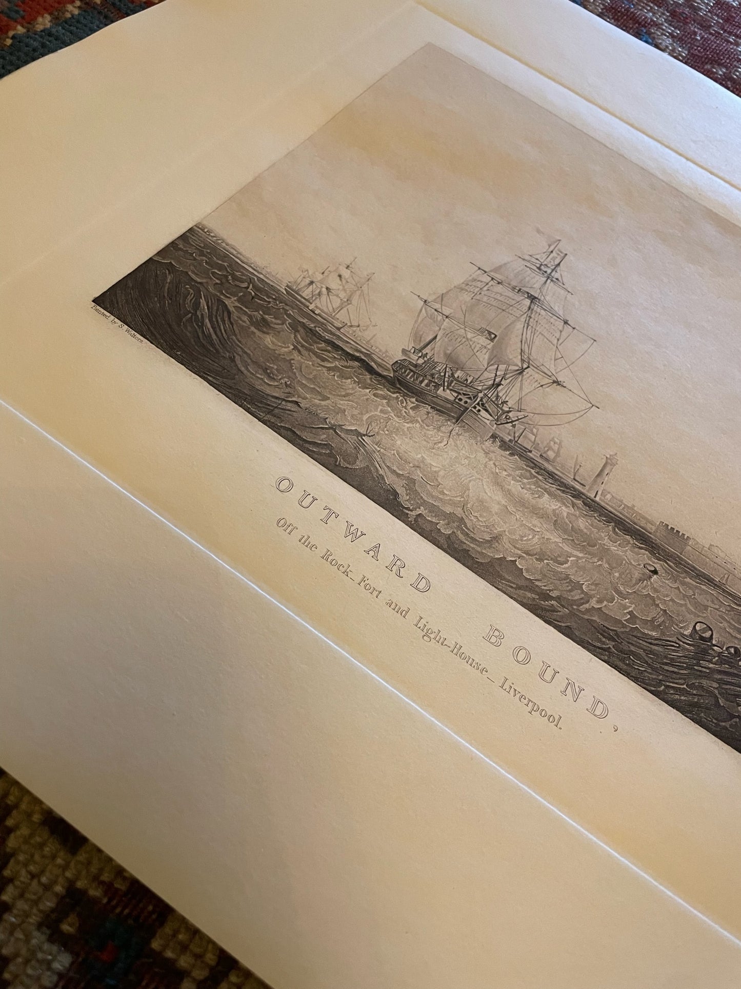 Engraving: "Outward Bound" by Samuel H. Walters