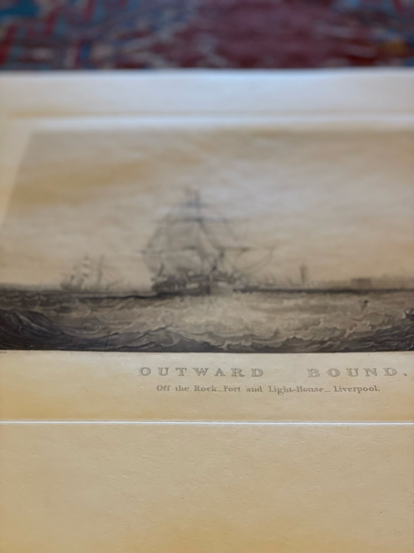 Engraving: "Outward Bound" by Samuel H. Walters
