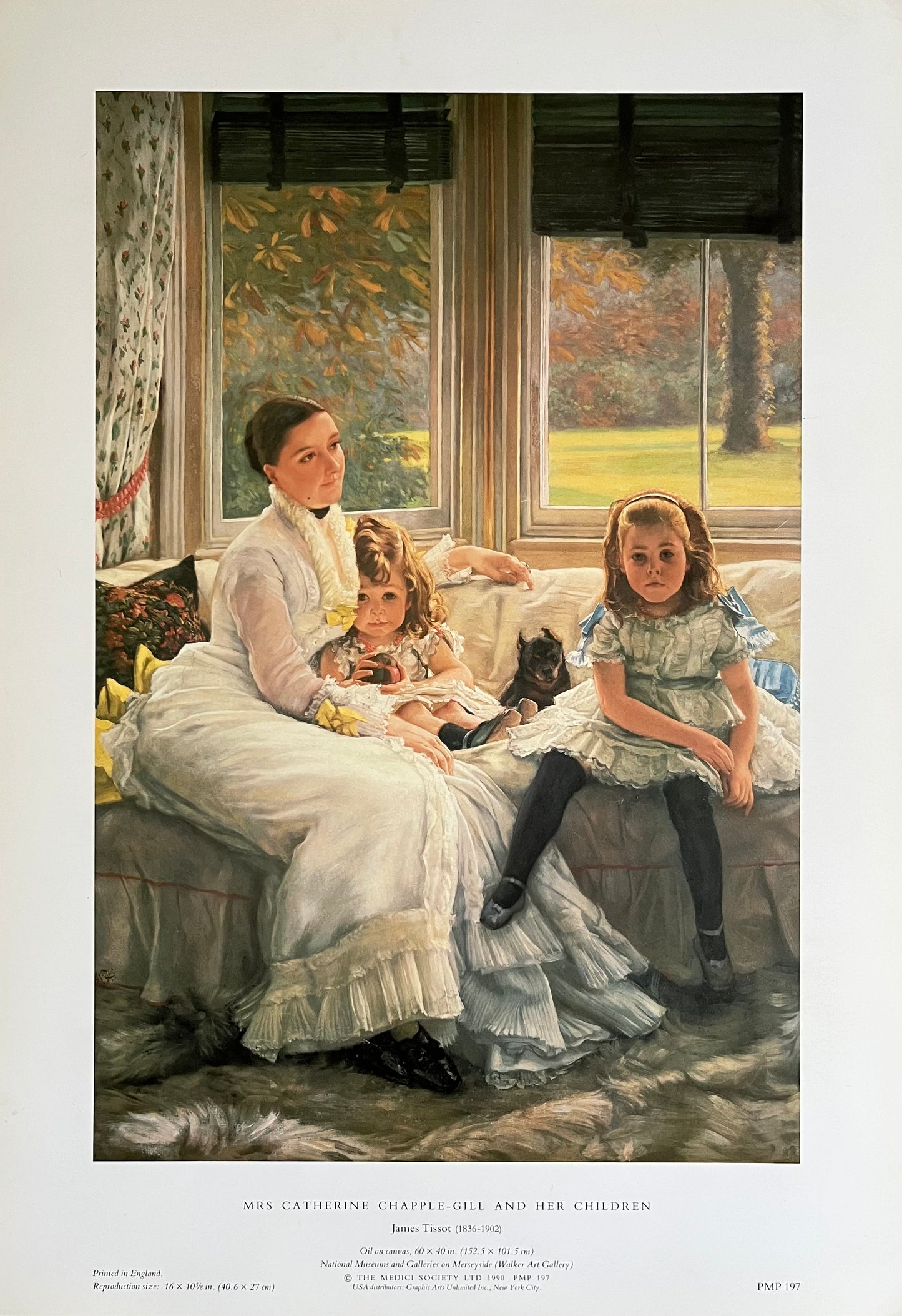 Portrait of Catherine Smith Gill and Two of Her Children, James Tissot
