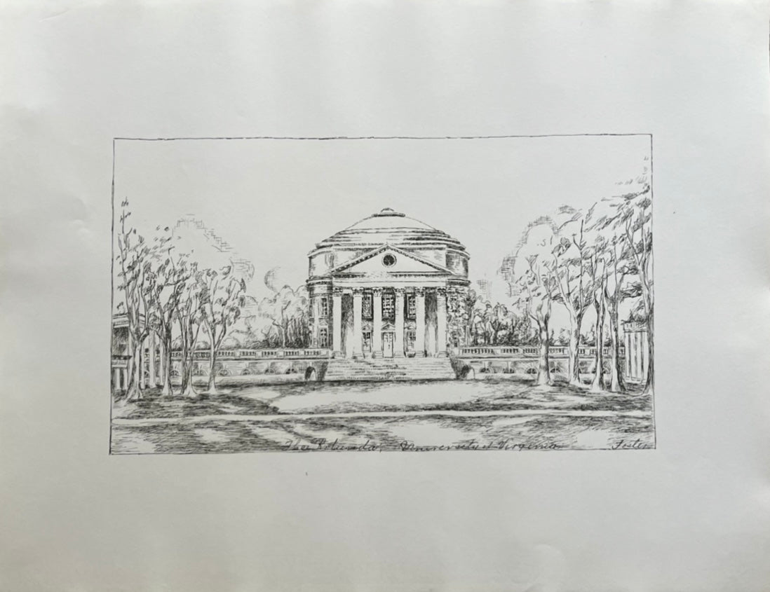 The Rotunda on Rare 1932 J. Whatman Paper