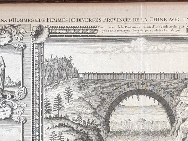 Central arched bridge detail