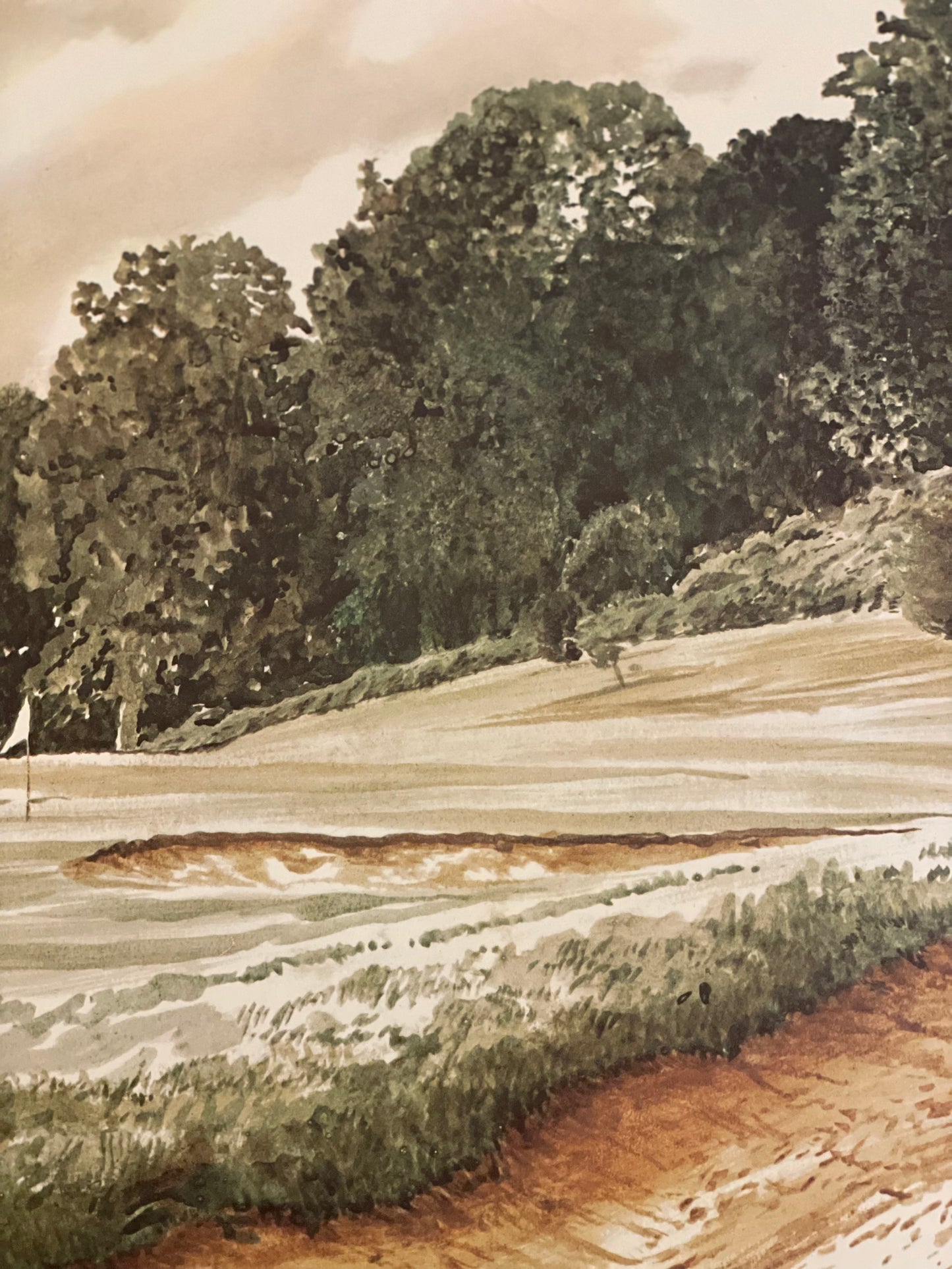 R.E. Renmark - Golf Art print #2