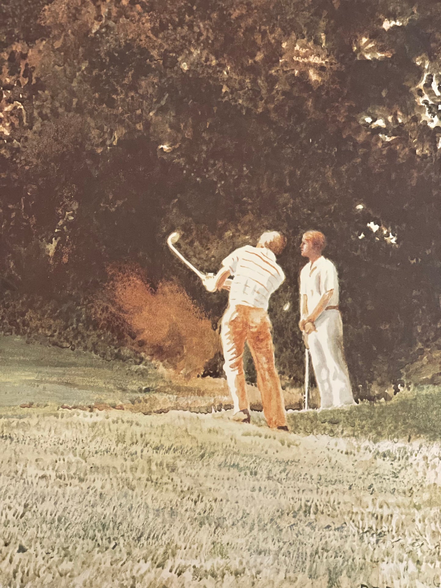 R.E. Renmark - Golf Art print #4